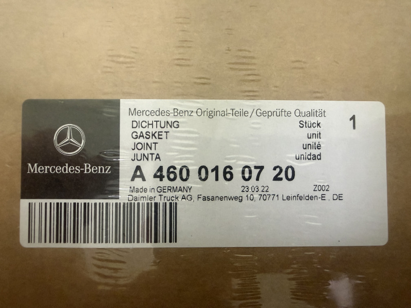 Прокладка головки блока Mercedes Axor, КамАЗ 5490 (А4600160420, А4600160720) / Mercedes-Benz A4600160720 